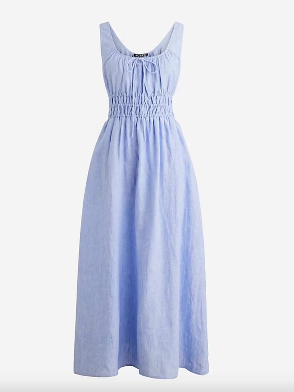 J. Crew Linen Midi Dress - Picture 1 of 5